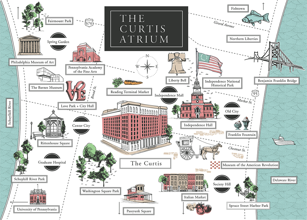 The Curtis Atrium Map